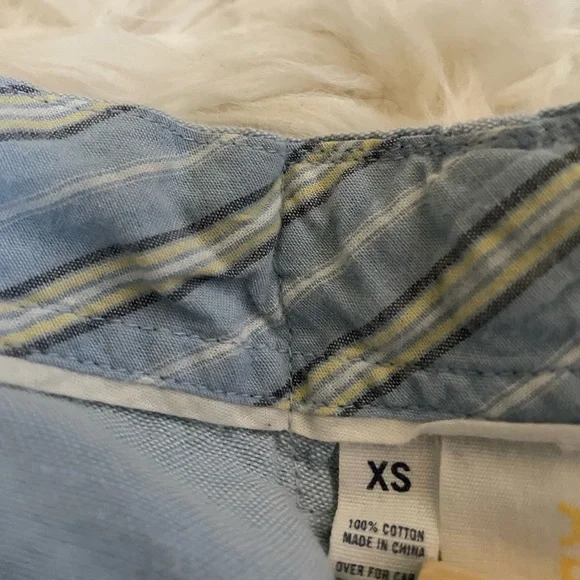 Vintage | HTF Abercrombie & fitch super low rise wide leg baby blue pajama pant - Picture 2 of 6